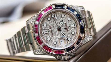 gmt master ii with diamonds rolex|rolex gmt master 2 diamonds.